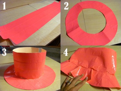 Duck Brand Duct tape sun hat tutorial - 100 Directions