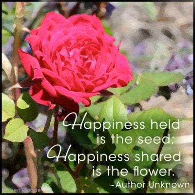 Find what makes you happy - a lesson I learned from my Grandmother ...