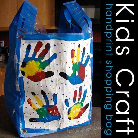 Handprint shopping bag - 100 Directions