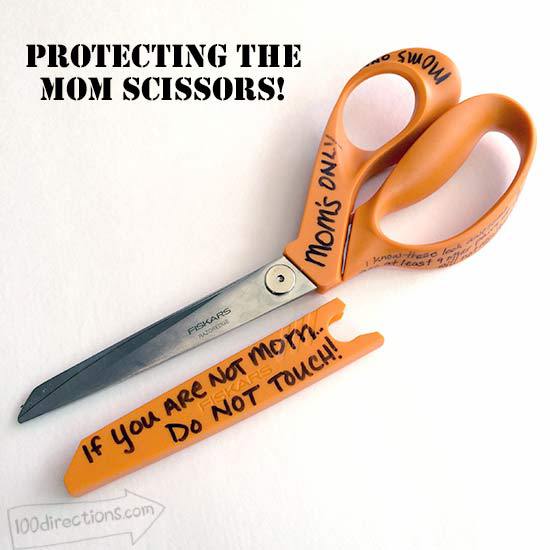 Protecting the Mom Scissors - 100 Directions