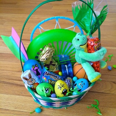 Making Easter Baskets with Goodies from King Soopers - 100 Directions