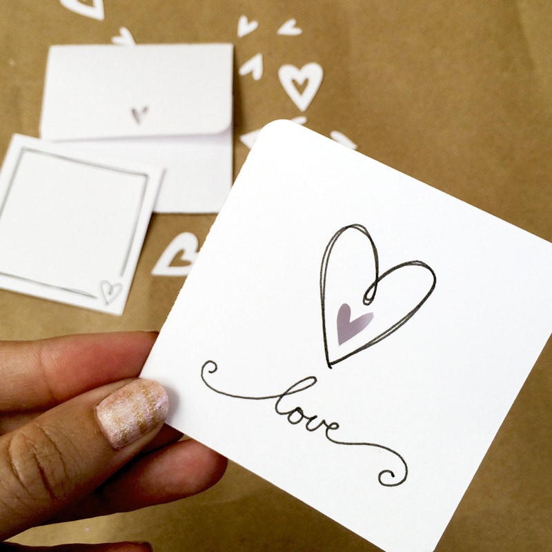 Make A Mini Love Note With Your Cricut 100 Directions