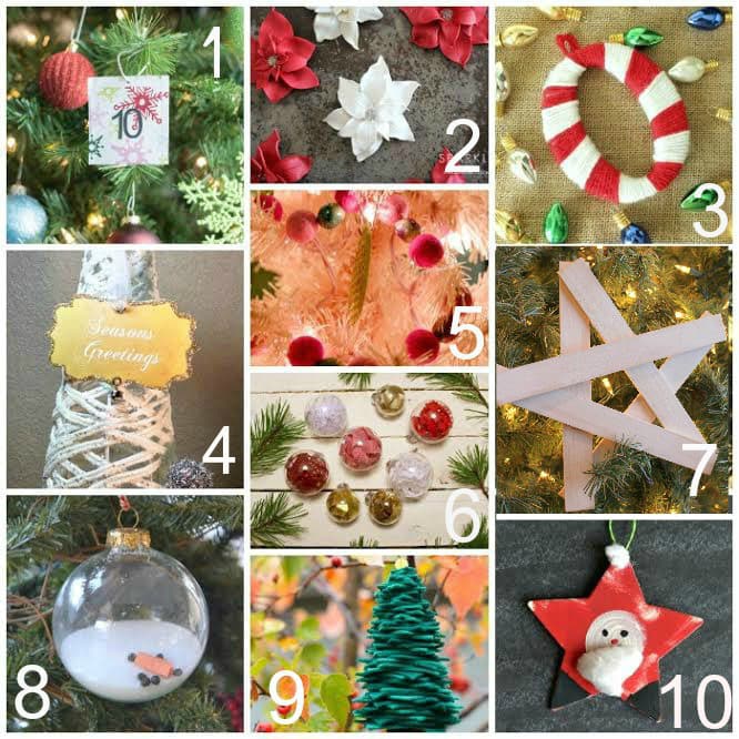 Winter Wood Slice Ornaments Tutorial Plus 35 DIY Christmas Tree ...