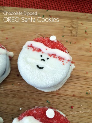 Editble Art OREO Dipped Christmas Cookies - 100 Directions