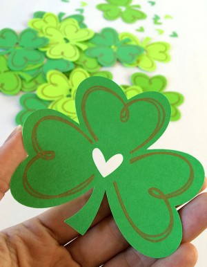 Shamrock SVG Cut File and Free Printable - 100 Directions