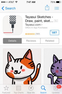 tayasui sketches iphone