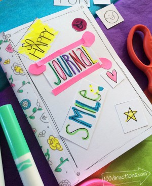 Free printable journal kit for kids - 100 Directions