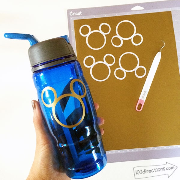 Download Personalize Water Bottles With Disney And Cricut 100 Directions
