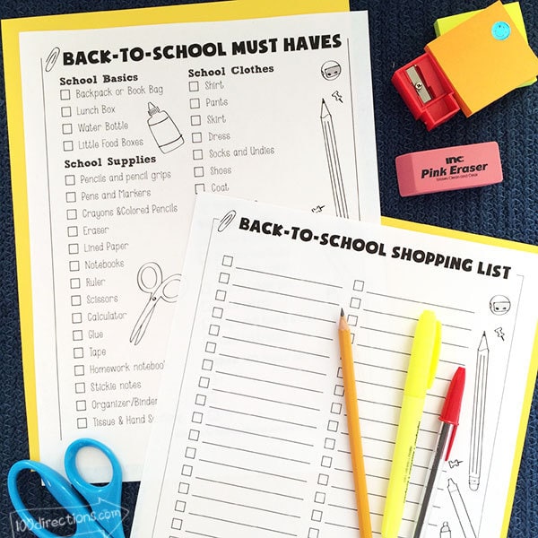 File to Style: COLLEGE SCHOOL SUPPLIES SHOPPING LIST