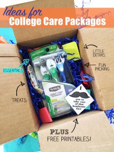 College Care Packages - Ideas of what to send - 100 Directions