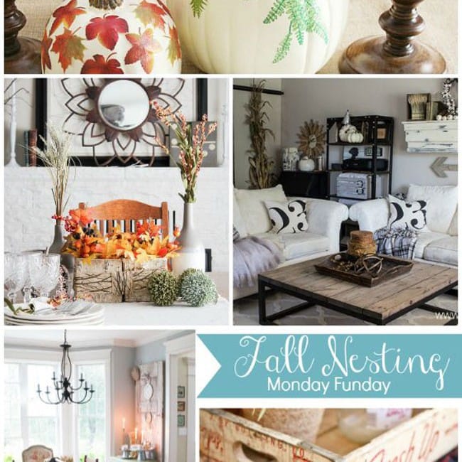 Beautiful Fall Decor Ideas - Monday FUNday Party - 100 Directions