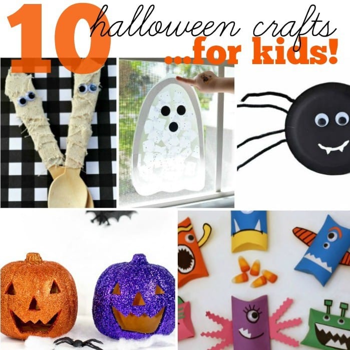 10 Halloween Crafts for Kids - Monday FUNday - 100 Directions