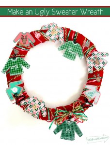 Make an Ugly Sweater Wreath - 100 Directions