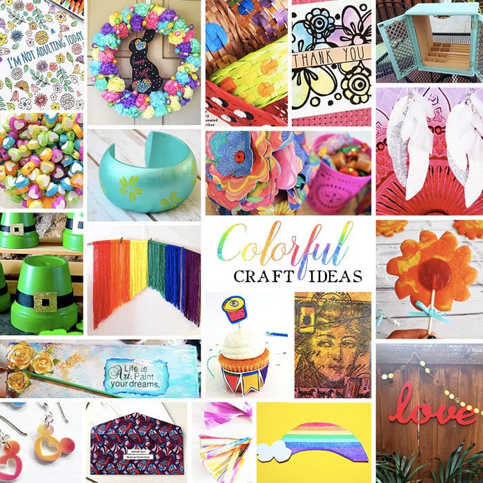 Colorful Crafts Ideas - 100 Directions