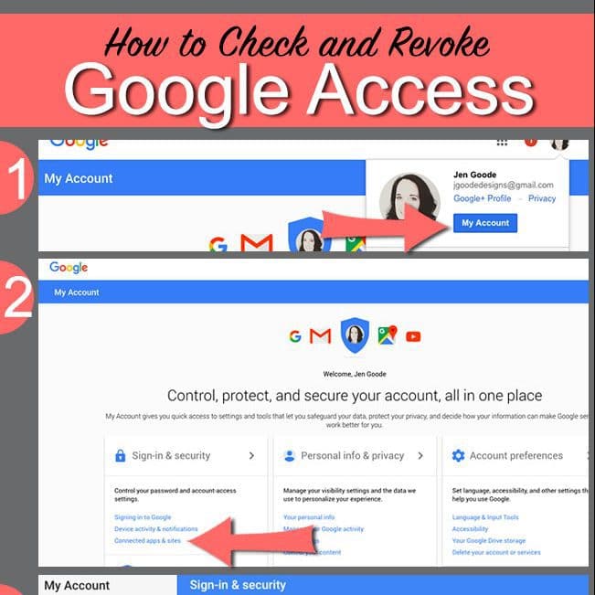 How to Check and Revoke Google Access for Connected Apps 100 Directions