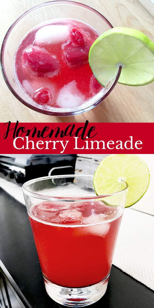Homemade Cherry Limeade - 100 Directions