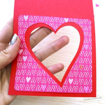 DIY Cute Smiley Heart Card - 100 Directions