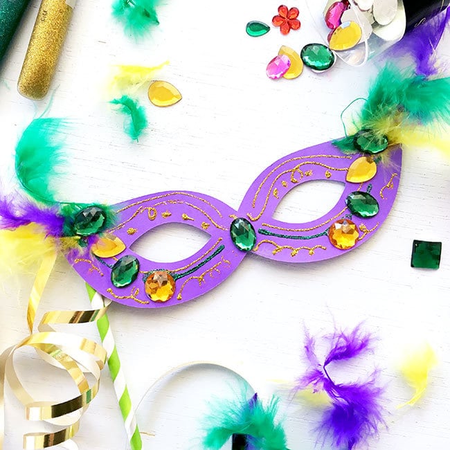 Download Diy Mardi Gras Masks With Free Svg 100 Directions