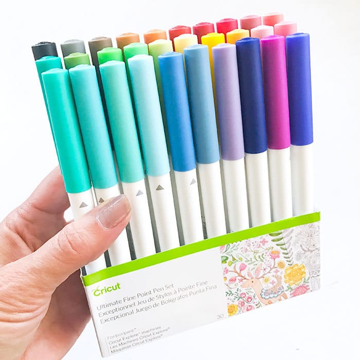 Pack of 30 Fine Point Pens Cricut Ultimate for Maker and Explore