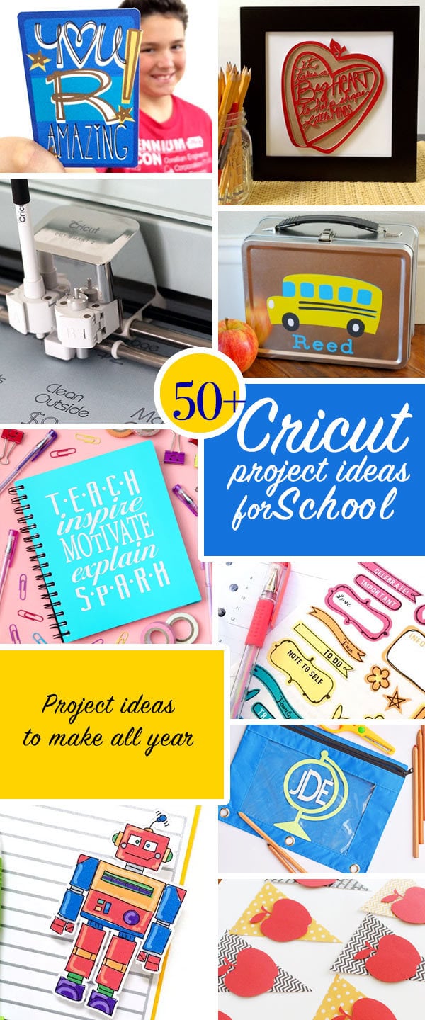 The BEST Cricut Personalized Back to School Supplies - Printable Crush