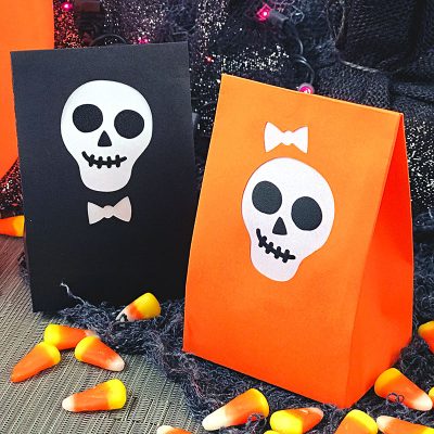 How to Make Mini Halloween Treat Bags - 100 Directions