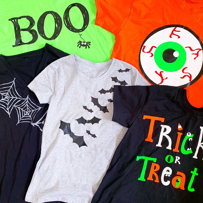 Make Your Own Halloween Shirts with Your Cricut  100 Directions
