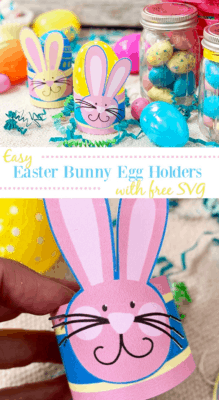 Make Your Own Cute Easter Bunny Egg Holders - 100 Directions