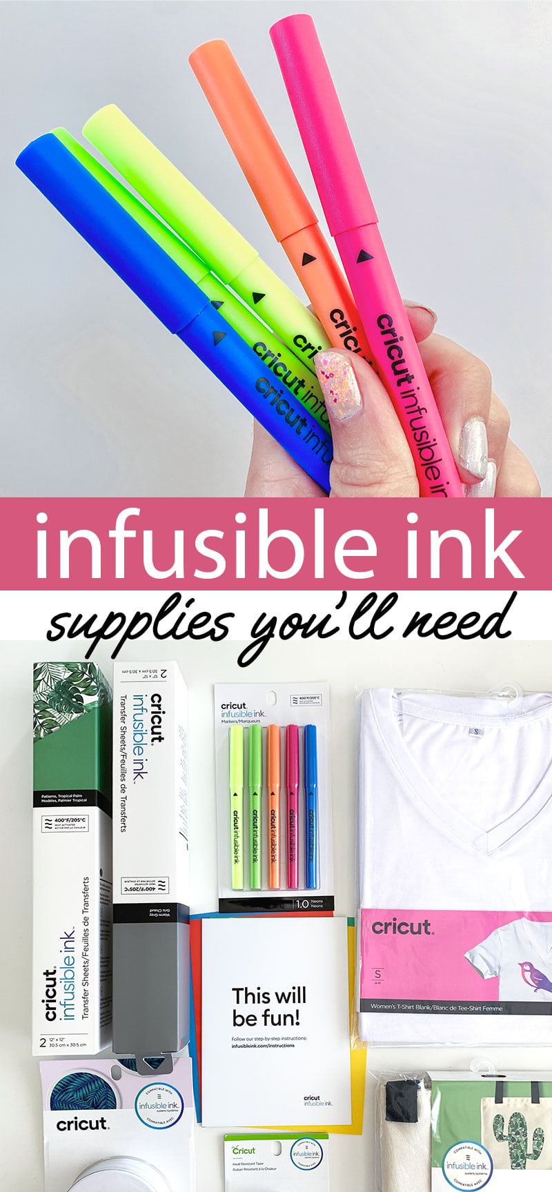 How to Use Cricut Infusible Ink Pens!