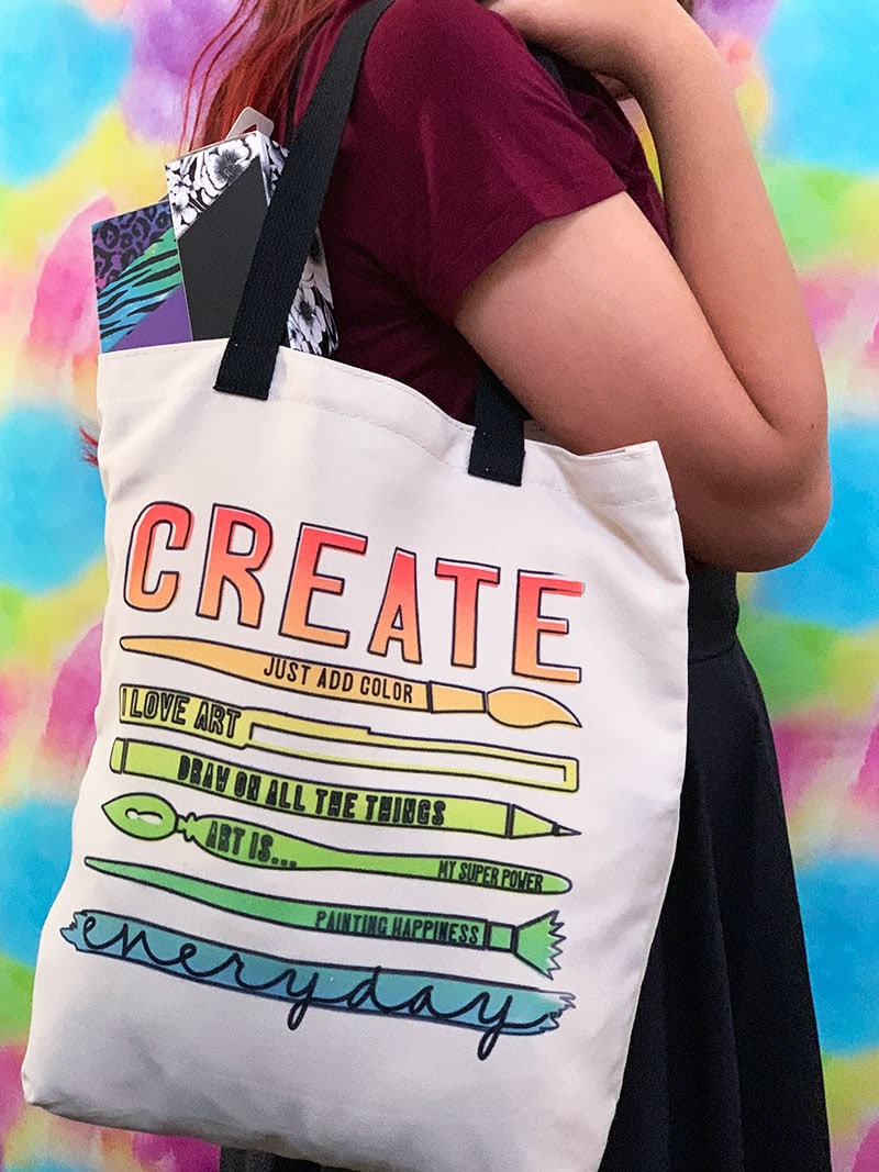 DIY Summer Tote Bag with Cricut - Create Craft Love