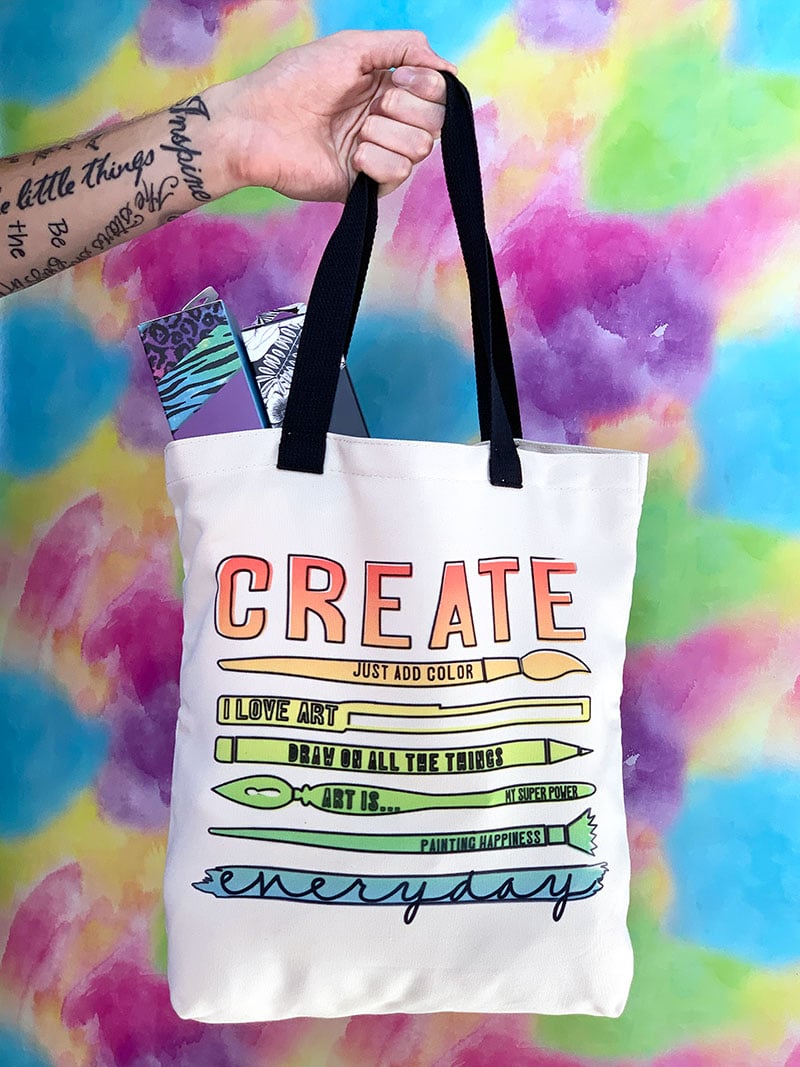 Cricut Infusible Ink & Iron-On Layered Canvas Totes » The Denver Housewife