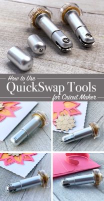 Using The Cricut QuickSwap Tools - 100 Directions