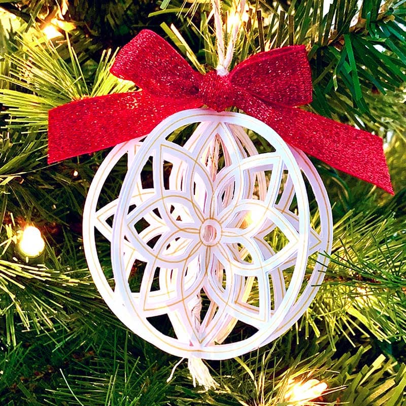 DIY Handmade Christmas Ornaments with Cut Paper - 100 Directions