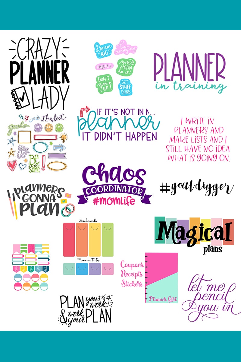 Make Your Own Planner Stickers With Your Cricut 100 Directions