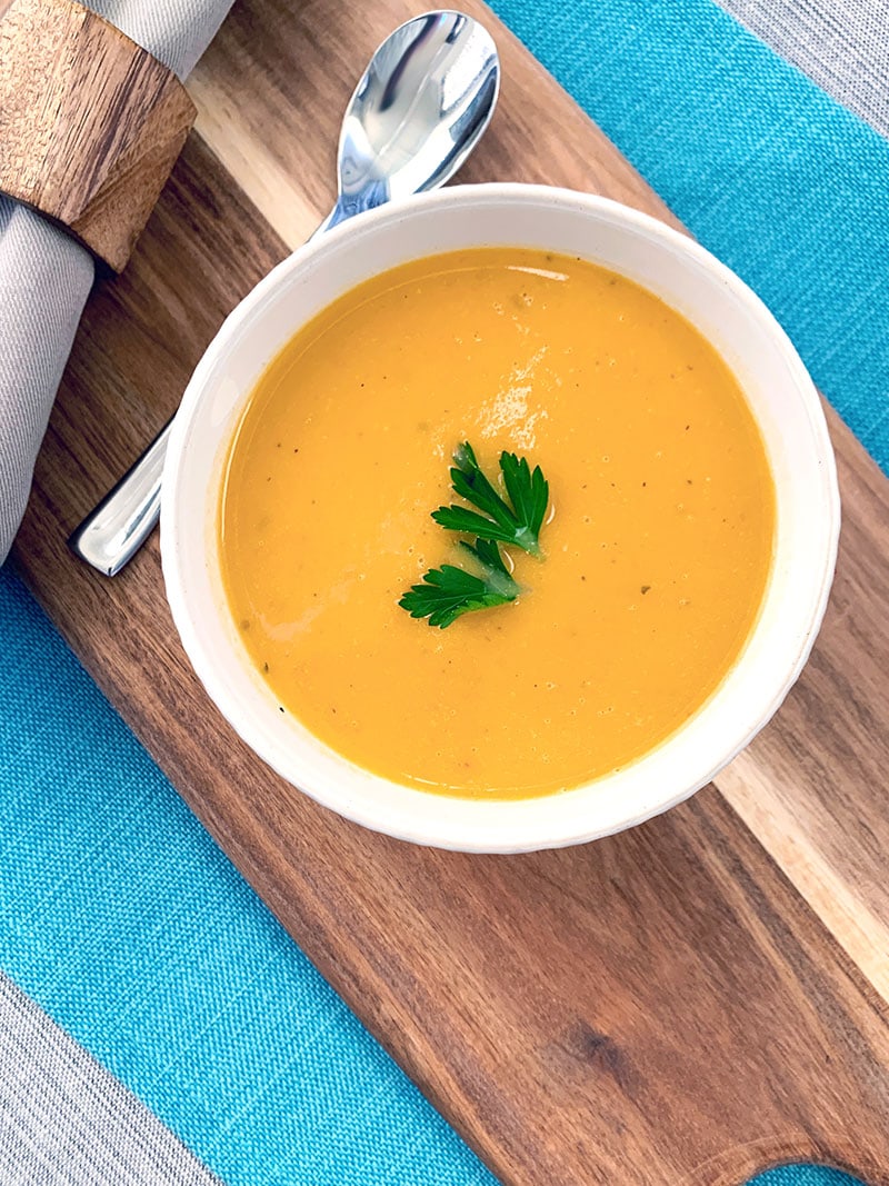 easy buttercup squash soup