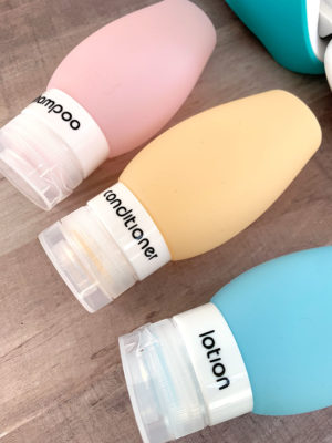 Personalizing Travel Toiletries with Cricut - 100 Directions