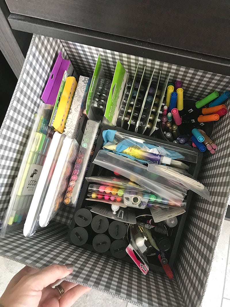 How To Organize Pens, Pencils, & Markers At Home - Organized-ish