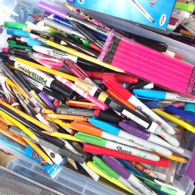 Organizing Tips for Pens, Pencils, Markers and Other Drawing Supplies ...