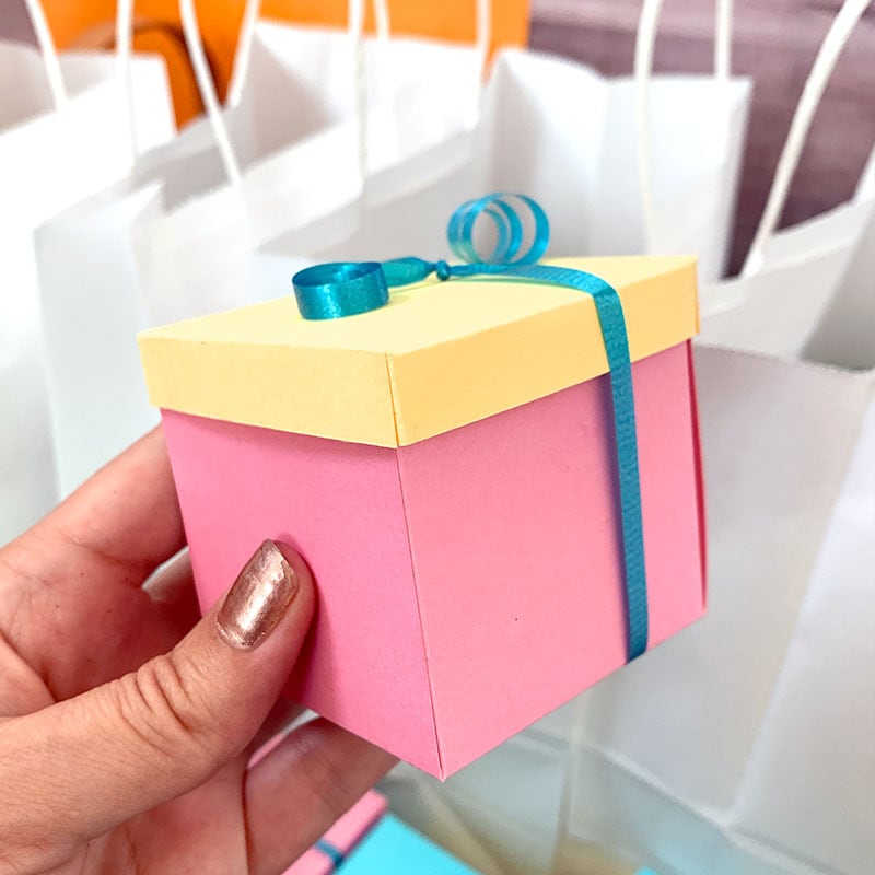 single cupcake box template