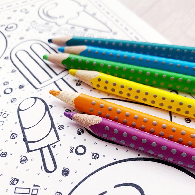 pencils coloring page