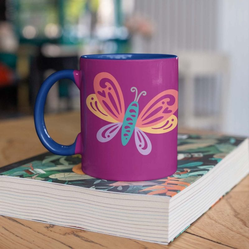 Butterfly Tumbler Wrap SVG – Happiness is Homemade