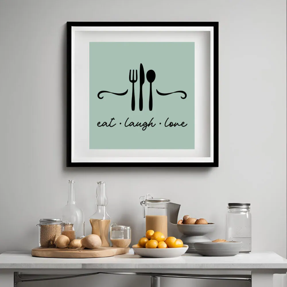 Kitchen art idea to make with a kitchen SVG and a Cricut machine